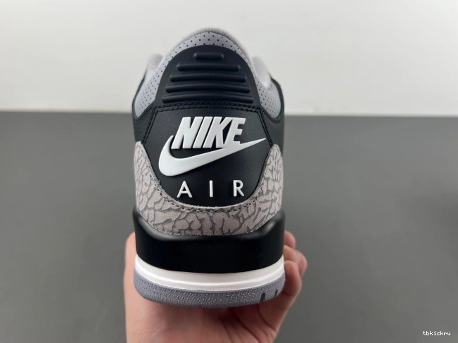 Rep TBkick Jordan DN3707-010 Black Cement 3 Air 0801